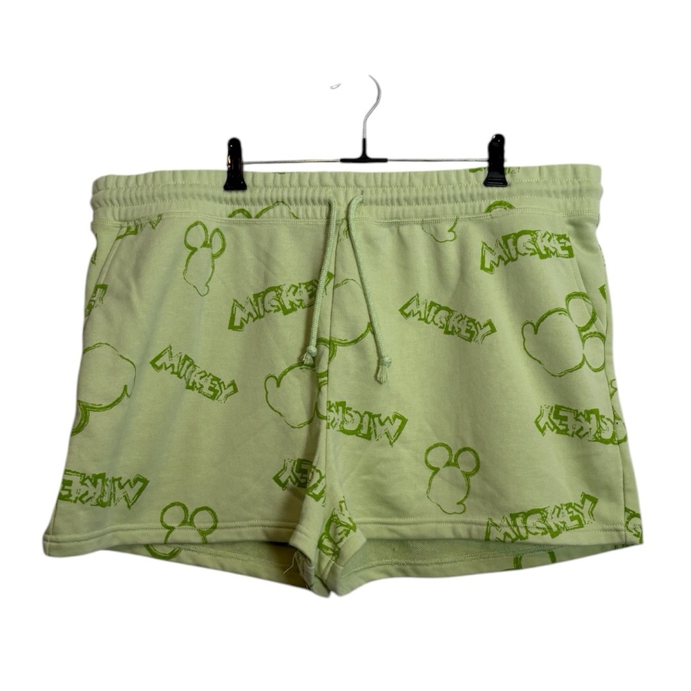 Disney Light Green Mickey and Friends Shorts 2x 2x
